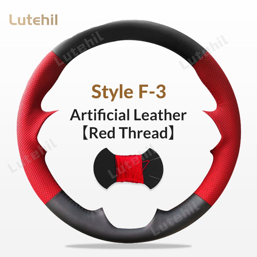 For Mitsubishi Pajero 2004-2010 Car Steering Wheel Braid Cover Hand Sewing Stylish Fashion Artificial Leather Suede