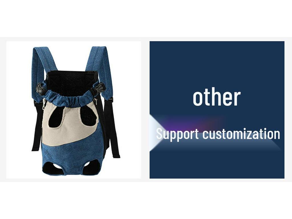 Universal Comfortable Pet Backpack for Small/Medium Cats and Dogs - Cross-border Outdoor Travel Carrier with Thickened Straps