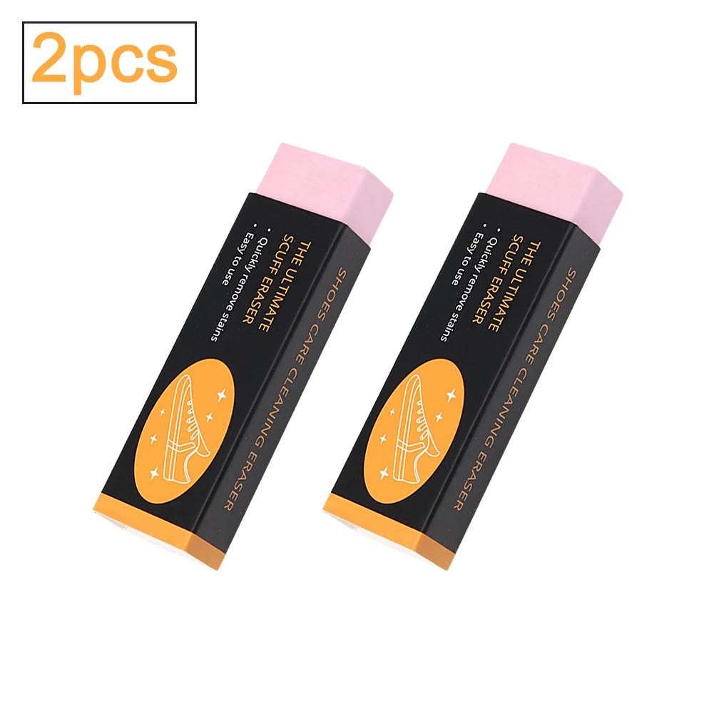2/1Pcs Eraser Shoe Brush Cleaning Eraser for Suede Nubuck Leather Boot Clean Rubber Eraser Leather Cleaner Sneakers Care Tools