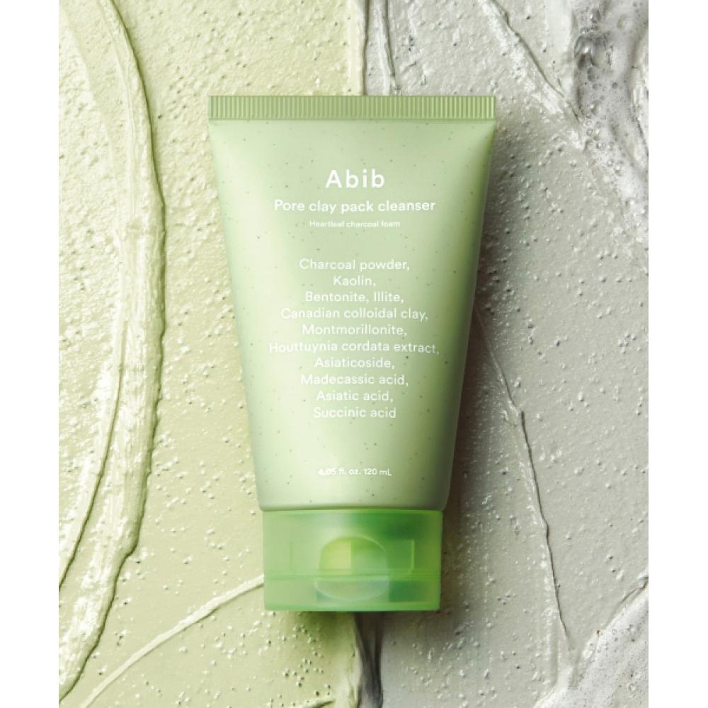 Abib Pore Clay Pack Cleanser Houttuynia Cordata Charcoal Pack To Foam NONE