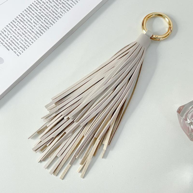 Nieuwe Leren Kwastje Auto Houder Tas Bedeltje Hanger Accessoires Snuisterij Sleutelhanger Cadeau Vrouwen Mannen Sieraden Tas Bedeltje