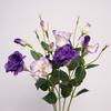 1-pack of Simulated Lisianthus Artificial Flowers Christmas Home Decor Road Flower Photography Props Garden Wedding Decoration