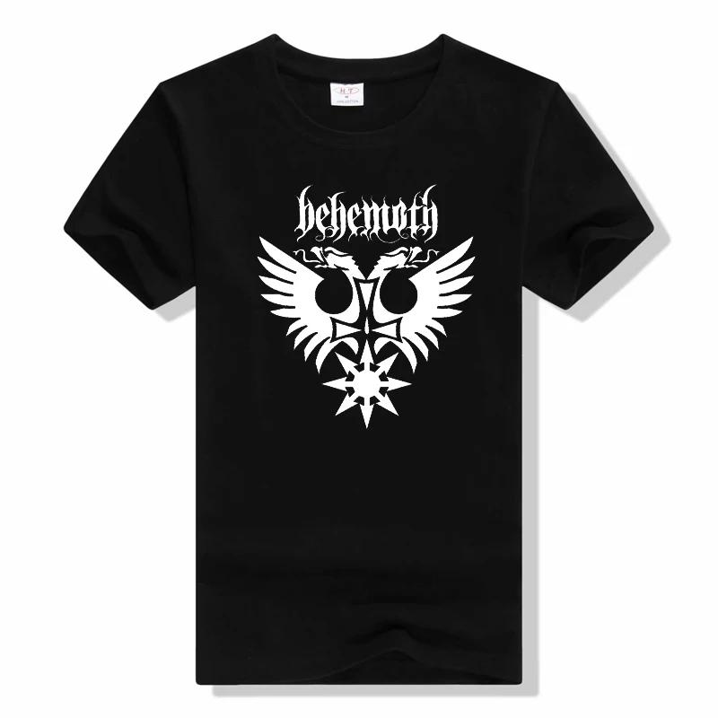 Clothing Summer T-shirts Black Metal Behemoth O Neck Short Sleeve Tees Tops Oversized T Shirt
