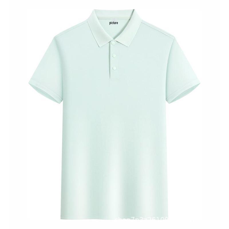 Men's Business Lapel Polo Shirt with Custom Logo Printing