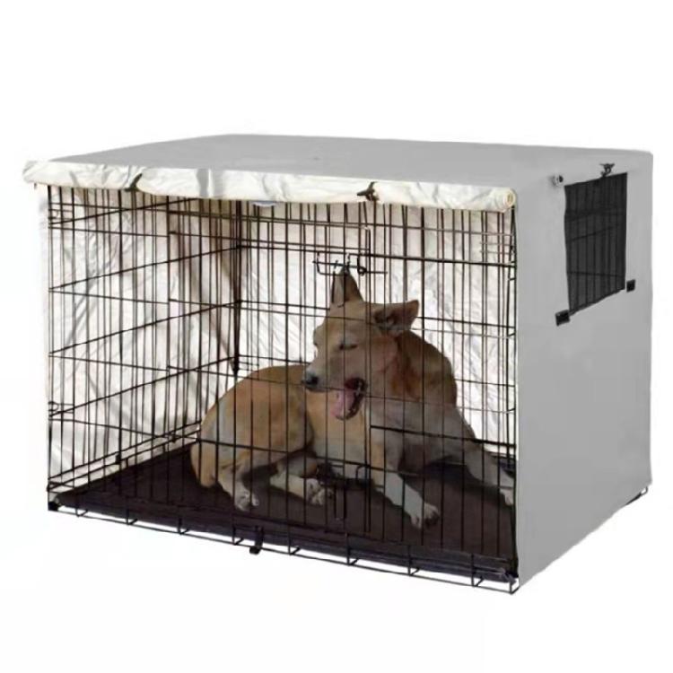Portable Dog Cage Cover Pet Cage Sun/Rain Protective Cover Wire Cage Protector