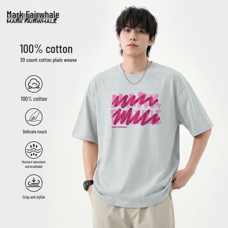 

MARK FAIRWHALE Men s American Heavyweight Short Sleeve T-Shirt L