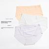 Plus Size Ladies Summer Thin Fast Dry No Trace Ice Silk Cool Breathable Briefs