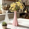 Decoratieve Vaas voor Echte Bloemen Moderne Minimalistische Vaas 3D Geprint Knop Elegante Tafelvaas Woondecoratie Centerpiece Artistieke Hedendaagse Bloemen