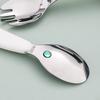 Baby Füttergeschirr Set Kinder Utensil Edelstahl Kleinkind Essgeschirr Besteck Cartoon Säuglingsnahrung Fütterlöffel Gabel