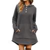 Women's Fashion Casual Solid-color Long-sleeved Sweatshirt