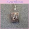 Gothic Bat Pendant Necklace With Alloy Chain For Womens Fashion Accessories
