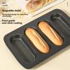 French Style Nonstick Bakery Mold With Punctured Loaf And Hot Dog Buns For Home Baking
