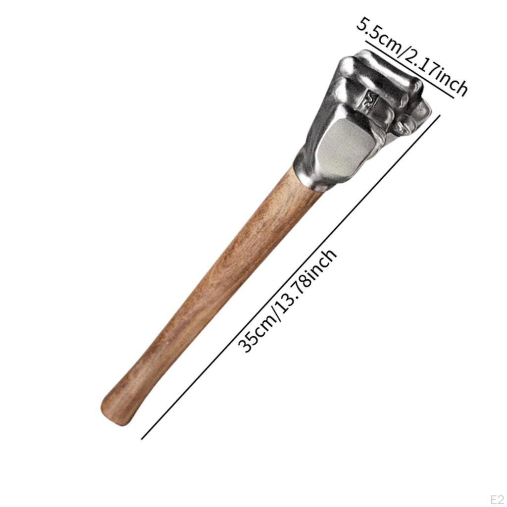 Stainless Steel Hammer Fist Shaped Head for Household Project Camping