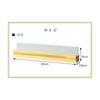 Modern Shinto Shrine "Gold Line" Silver Three-Shrine Wall Hanging