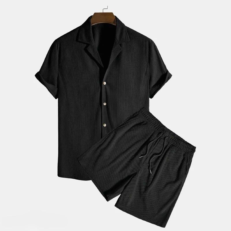 Summer Beach Men's Suit with Shorts