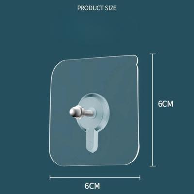 5PCS Adhesive Wall-Mounted Hooks Poster Photo Frame Clock Hangers Punch Free Screw Hook Kitchen Bathroom Organizer Holders