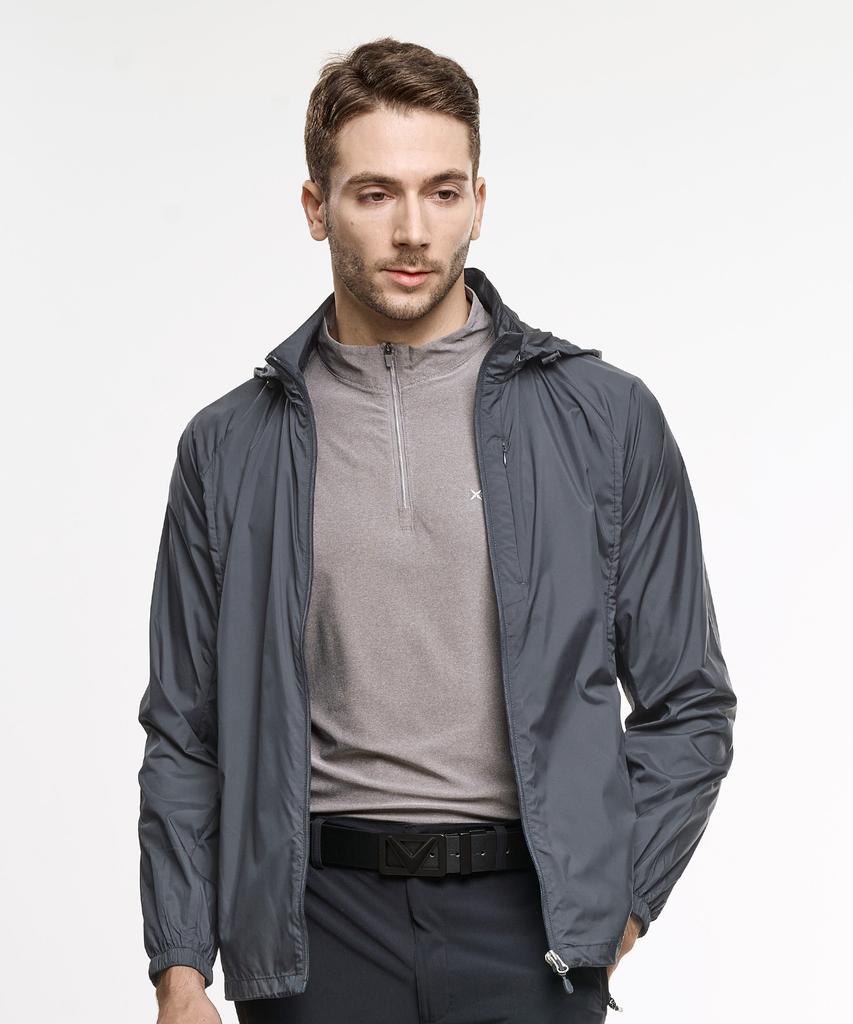 Ezbuy Windfree Men'S Hooded Zip-Up Windbreaker Jacket 6 Colors (Type B)