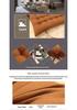 Autumn & Winter Flannel Rocking Chair Cushion - Thick, Double-Sided, Foldable Recliner Pad