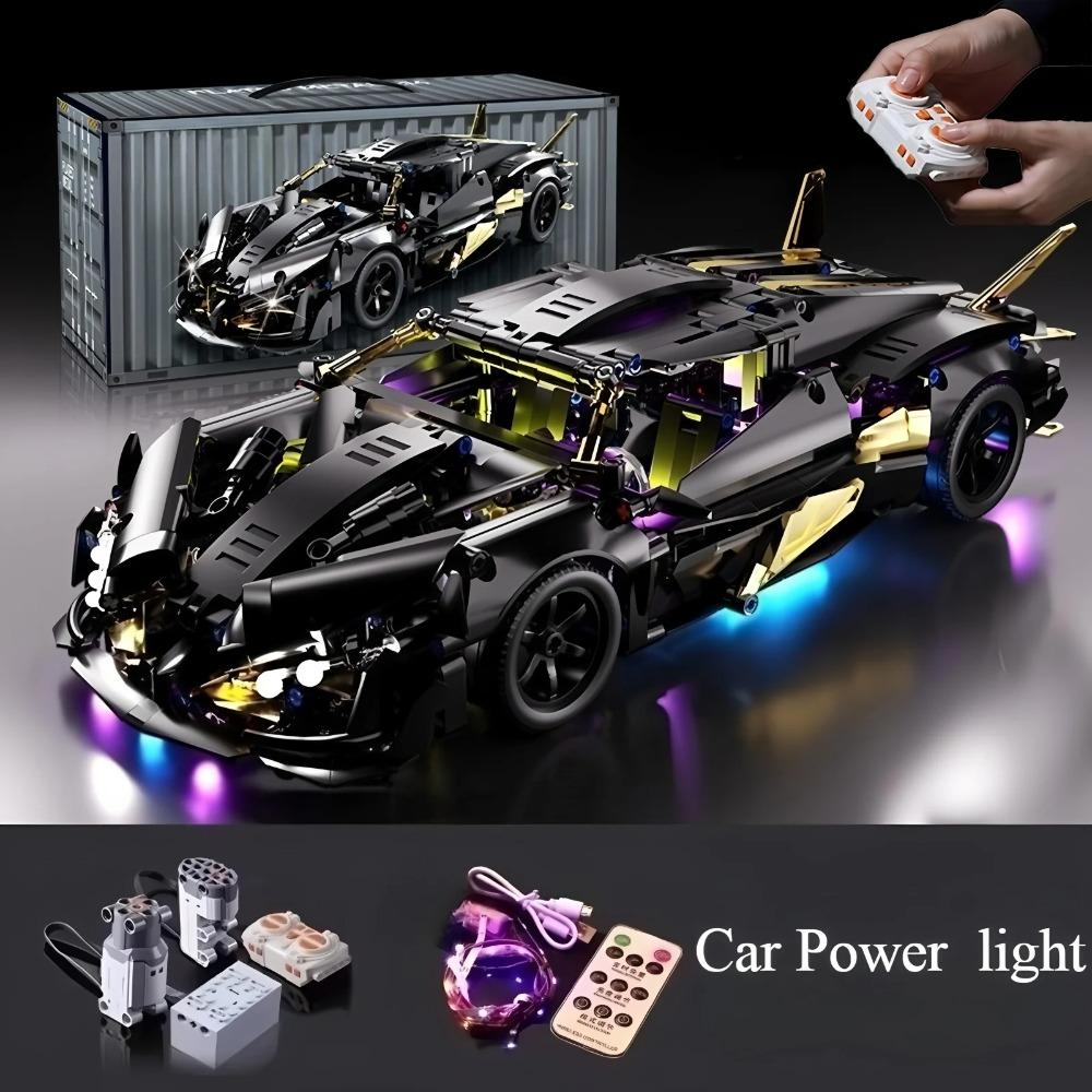 New Technology Racing Car Model Building Block Technology Adult 1:14 DIY Supercar Brick Puzzle Toys Children and Adults Gifts