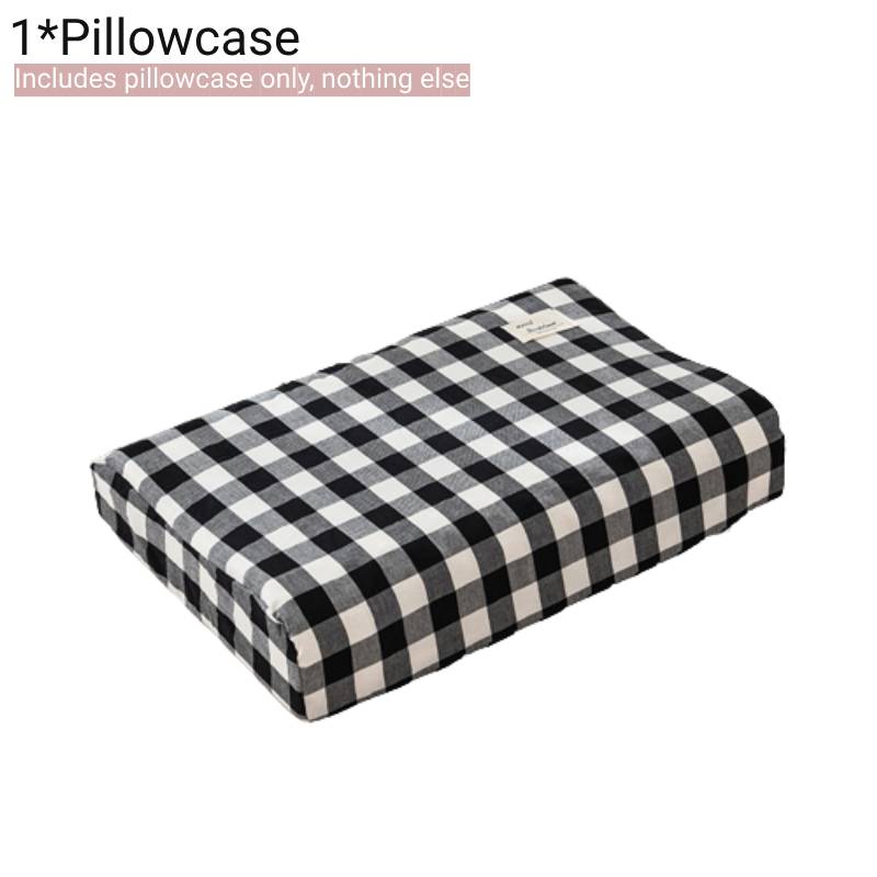 

Washable Pillowcase Memory Foam Contour Cover Rebound Cotton Pillow Decor Case Style N,S