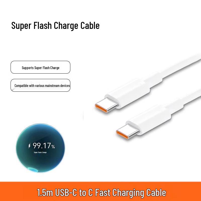 Huawei & Honor Dual-Port 88W Super Fast Charging Type-C Cable Set