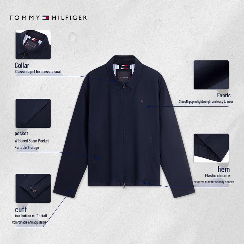 Tommy Hilfiger 2025 S/S Unisex Lightweight Poplin Coach Jacket