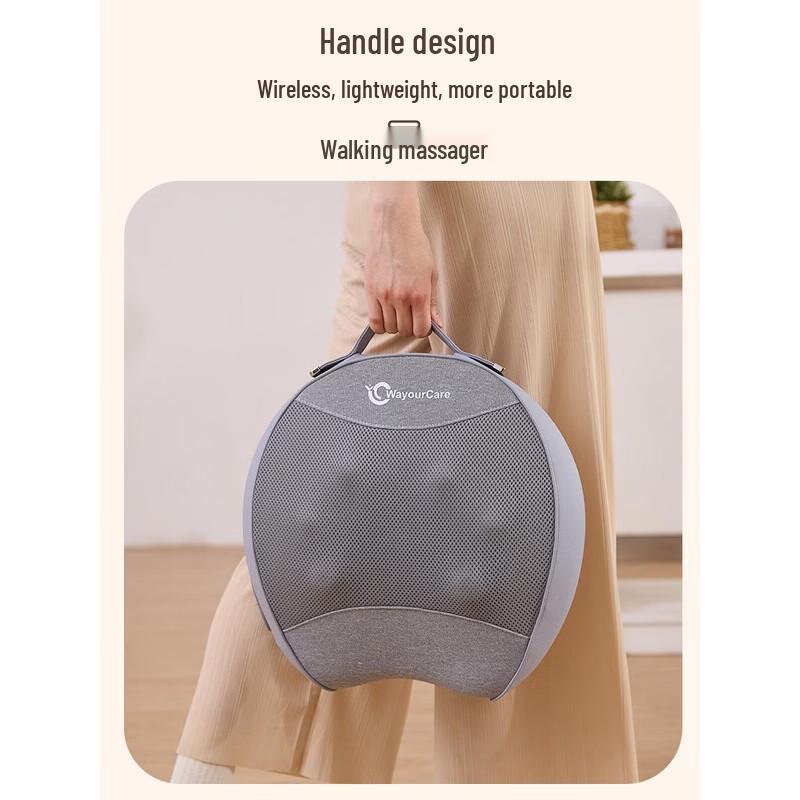 WayourCare Heated Lumbar Massager Car Cushion CN plug (adapter included)