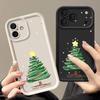 Christmas Tree Pattern Case For iPhone 17 Air 16e 16 15 14 Pro Max 13 17 Pro Max 17 Pro 17 Shockproof Soft TPU Silicone Phone Cover Funda