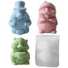 Easy Releasing Silicone Mold Crafting Groundhog Statues Moulds Candle Silicone Molds Suitable for Various Materials