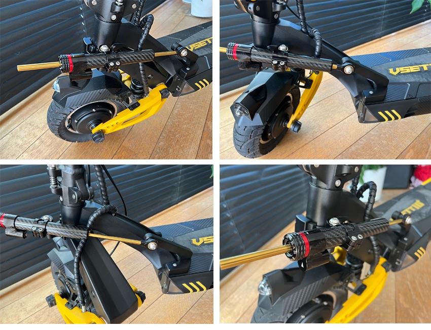 Tlumič skútru Stabilizace řízení Bezpečnostní karbonové ovládání pro e-skútr Elektrická koloběžka Vsett