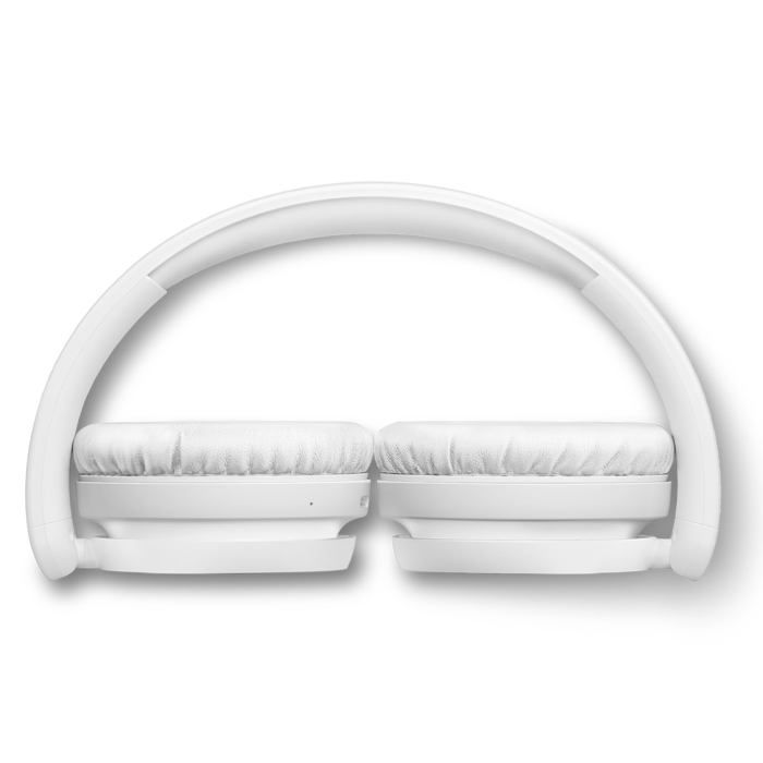 Casque Bluetooth Supra-aural - Philips - TAH5209WT/00 - 65h Autonomie - Basses Dynamiques - Blanc