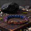 Festive Gifts Lapis Lazuli Amethyst Tiger Eye Beaded Bracelet Natural Fashion Jewelry For Men Women Daily Wear Gift