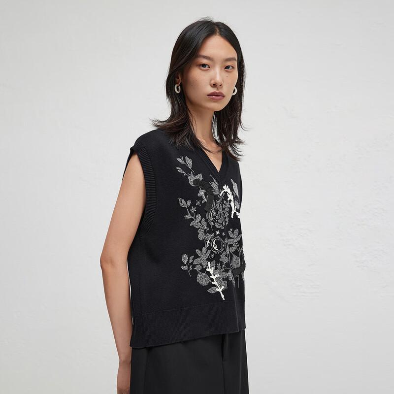 Broadcast Autumn V-Neck Layered Vest