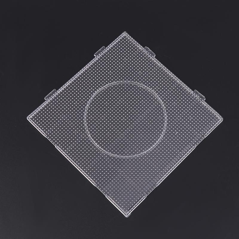 4Pcs 2.6MM Beads Pegboards Board For Perler Tool Fuse Beads Square Jigsaw Puzzle Template Children Educational Toys DIY