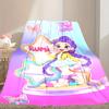 1pc Kpop Demon Hunters Blanket, Super Cozy Printed Home Blanket, All-Season Warmth