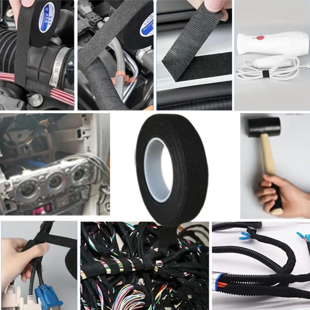 Hitzebeständiges Klebeband Verschleißfestes Geräuschdämmendes Klebeband für Automobilmotor Elektrische Isolierung Klebeband
