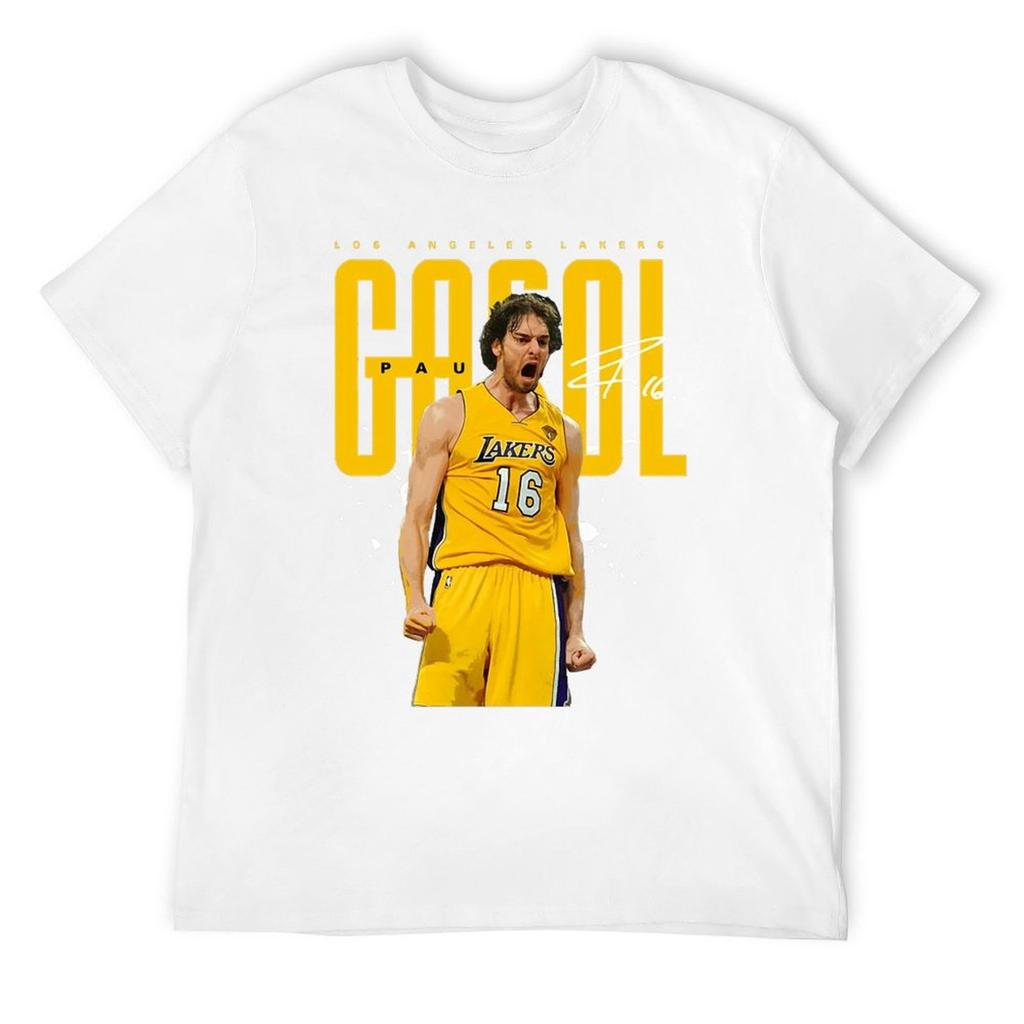 Pau Gasol T-Shirt vintage clothes essential t shirt baggy shirts heavy weight t shirts for men
