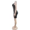 C7179 European & American Fashion Sexy Halter Rhinestone Bodycon Pencil Dress for Women