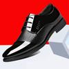 Breathable Summer Wedding Shoes Mens Dress Shoes  Cutout Business Leather Sandals Men Suit Office Shoes 2025 New