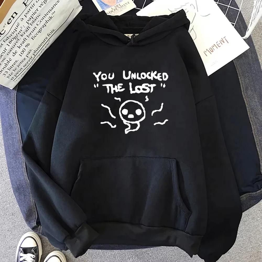 2025 The Binding of Isaac Autumn 2D Hoodies Sweatshirt Letter Print Hoodies Sweatshirt Harajuku Streetwear Clothes unisex