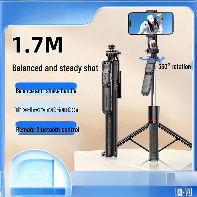 F16 Anti-Shake Ausziehbarer Bluetooth Selfie Stick & Stativ mit Fernbedienung