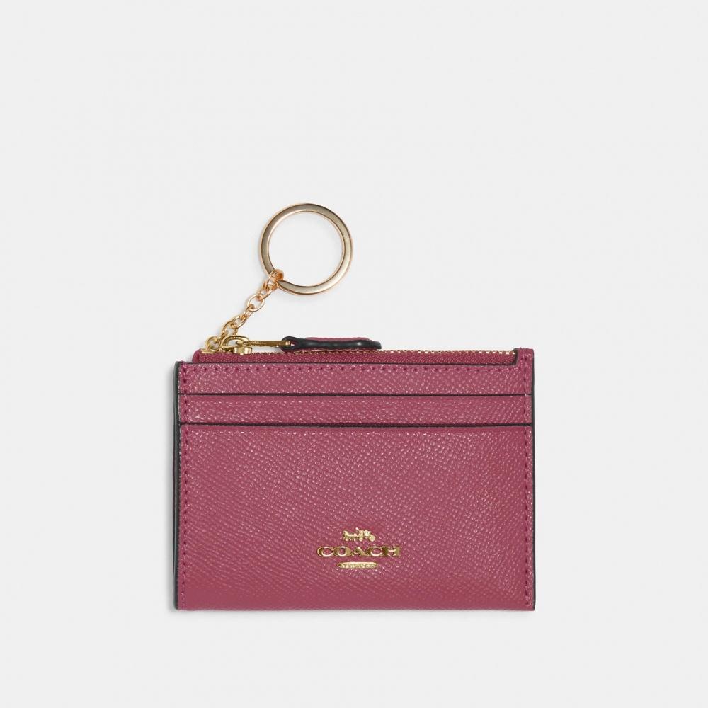 Coach Mini Skinny Id Case Gold Chalk