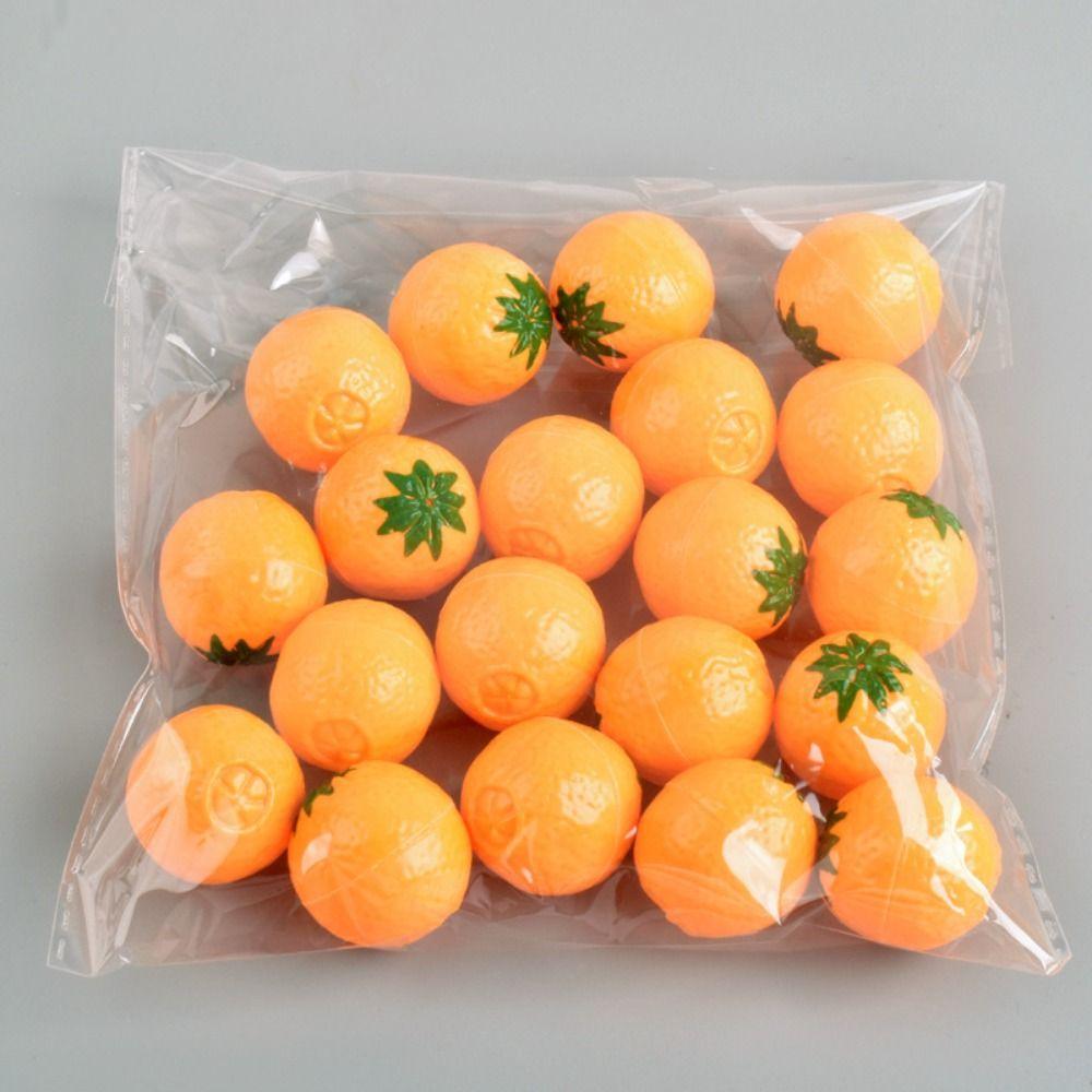 20pcs Lifelike Artificial Fruits Model Strawberry Simulation Kitchen Toy Children/Kids