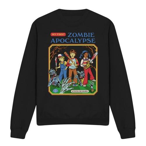 Steven Rhodes Unisex Adult My First Zombie Apocalypse Sweatshirt