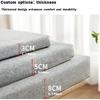 3cm Bench Cushions with Buckles Chair Seat Sofa Pillow Bay Window Indoor Outdoor Cushions for Garden Bench Seat Swing Backseat
