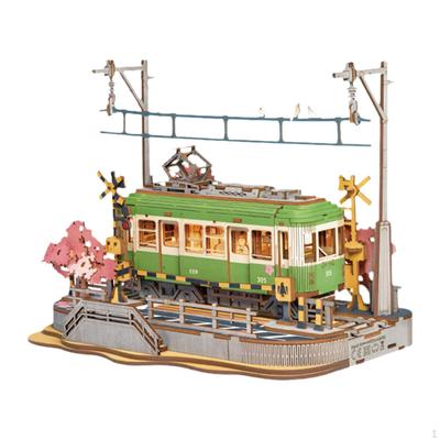 DIY Wooden Miniature Dollhouse Kit 3D Puzzles Diorama Decor Building Puzzle Mini House Kits