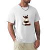 Himalayan Cat With Flower Tshirt Basic Tee Shirt For Everyday Outfit