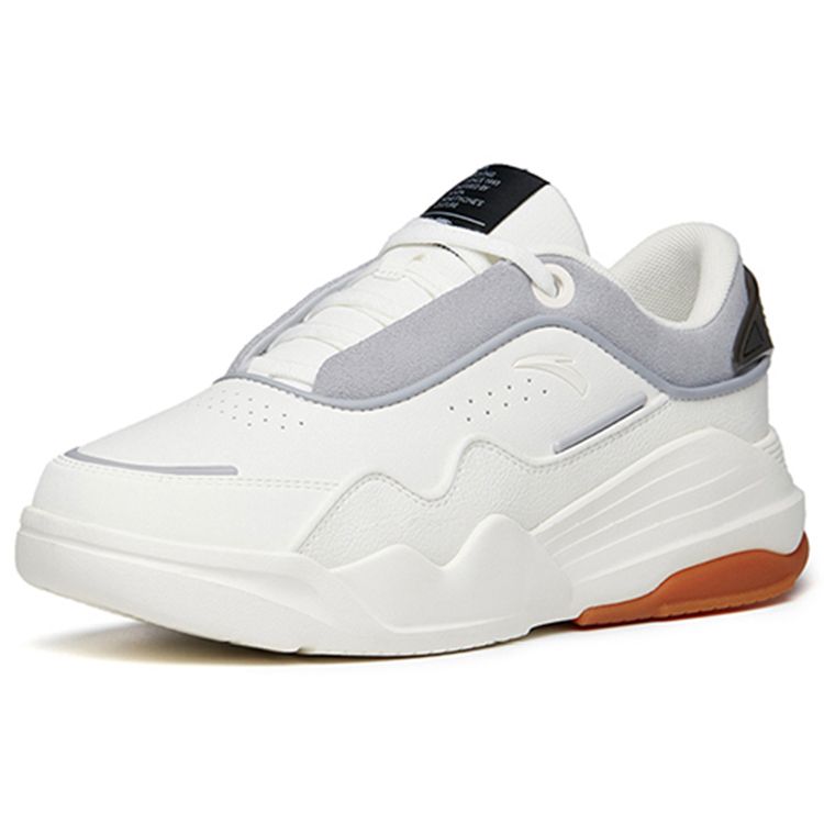 Anta Retro Versatile Casual Low-Top Sneakers Men Sneakers White Gray 912228093-3