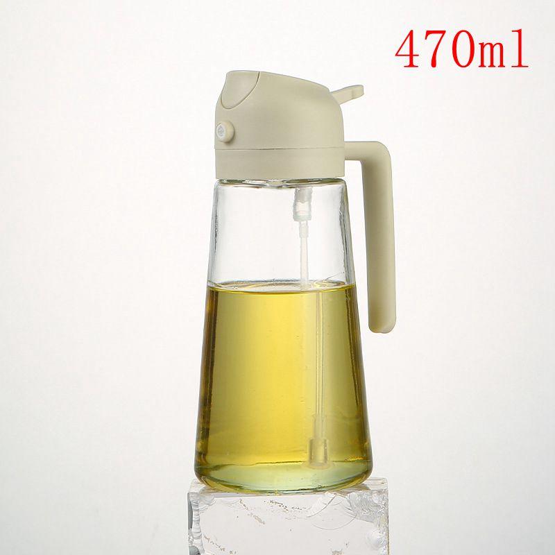 1PC 300ML Olive Oil Spray Bottle Kitchen Soy Sauce Vinegar Seasoning Container Dispenser for Camping BBQ Roasting Cooking Salad