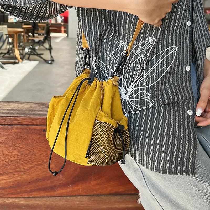 Drawstring Mobile Phone Bag Women's Crossbody Bag Sports Shoulder sportsBag